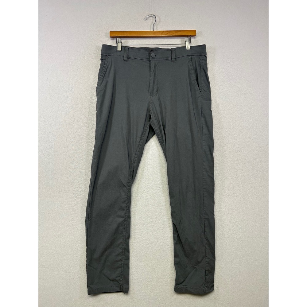 Gorpcore Techwear Weatherproof Vintage Mens 34x32 Gray Performance Stretch Pants